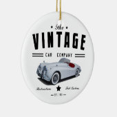 Vintage Car Company Jaguar Keramisch Ornament (Rechts)
