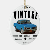 Vintage Car Company Keramisch Ornament (Rechts)