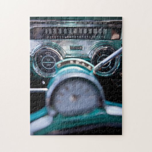 Vintage Car Dash Legpuzzel (Verticaal)