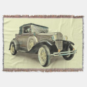 Vintage Car Deken (Voorkant)
