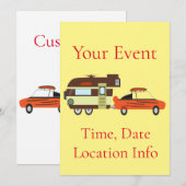 Vintage Car en Camper Thunder_Cove Kaart (Voorkant / Achterkant)