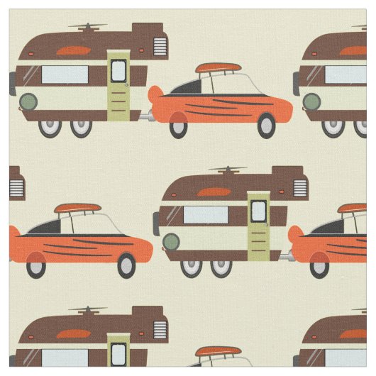 Vintage Car en Camper Thunder_Cove Stof (Close Up)