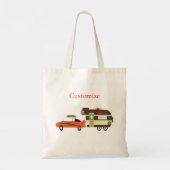 Vintage Car en Camper Thunder_Cove Tote Bag (Achterkant)