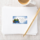 Vintage Car en Santa Etiket (Insitu)