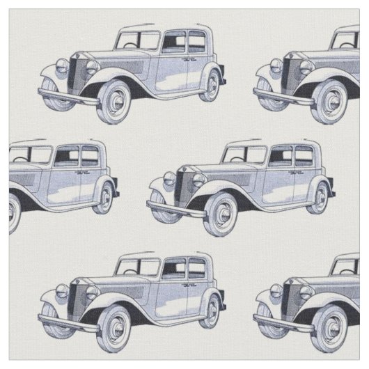 Vintage Car Fabric Stof (Close Up)