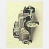 Vintage Car Fleece Deken (Voorkant)