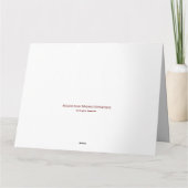 Vintage Car Grill Koplampen Grote Verjaardag Kaart (Achterkant)