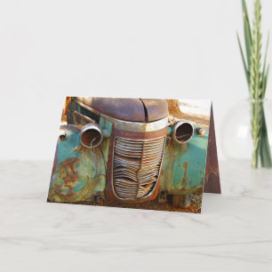 Vintage Car Grille Bedankkaart