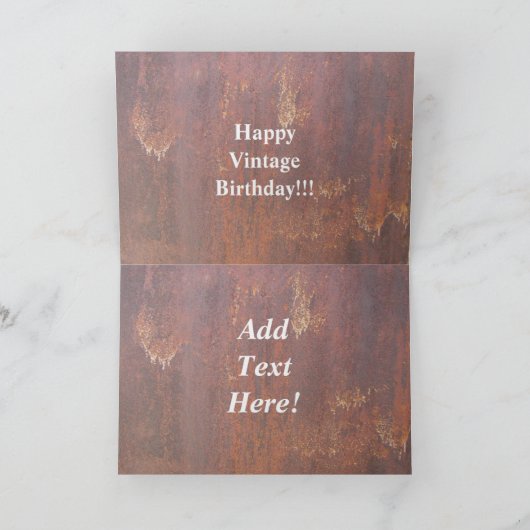 Vintage Car Grille Kaart (Binnen)