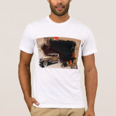 Vintage Car Grunge Mannen T-Shirt (Voorkant)