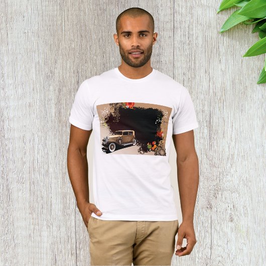 Vintage Car Grunge Mannen T-Shirt