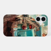 Vintage Car iPhone 16 Hoesje (Achterkant horizontaal)