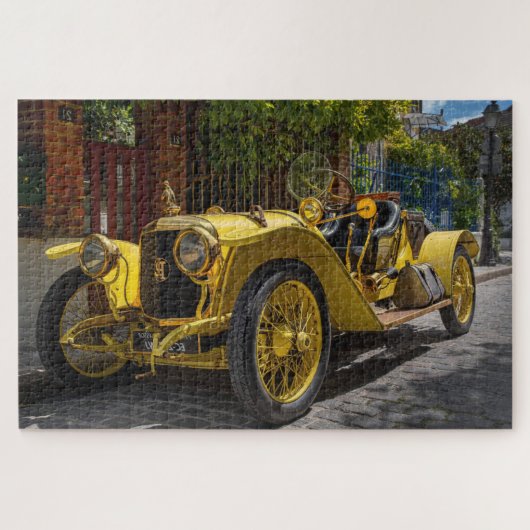 Vintage Car Jigzaag Puzzle Legpuzzel (Horizontaal)