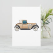 Vintage Car Kaart (Staand voorkant)