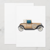 Vintage Car Kaart (Voorkant / Achterkant)