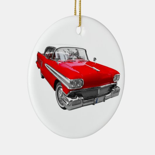 Vintage Car-kerstboom Ornament (Rechts)