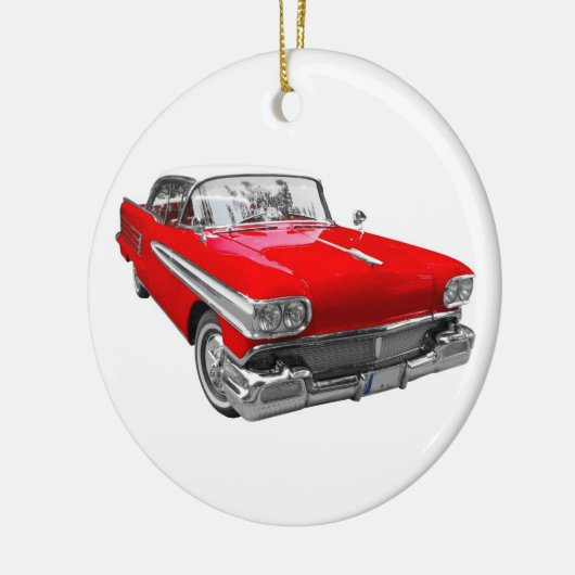 Vintage Car-kerstboom Ornament (Links)