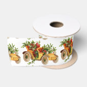 Vintage Car Kerstmis Mistletoe Thunder_Cove Satijnen Lint (Spoel)