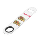 Vintage Car Kerstmis Mistletoe Thunder_Cove Speed Flessenopener (Voorkant Gekanteld)