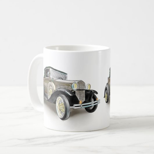 Vintage Car Koffiemok (Voorkant links)