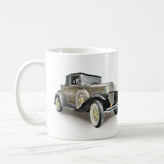 Vintage Car Koffiemok (Links)