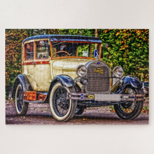 Vintage Car Legpuzzel