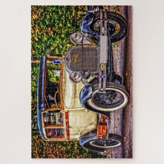 Vintage Car Legpuzzel (Verticaal)