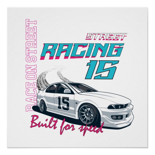 Vintage Car Lover Perfect Poster (Voorkant)