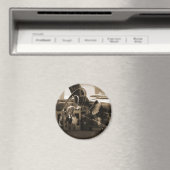 Vintage Car Magneet (Insitu (Vaatwasser))