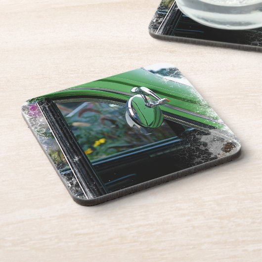 Vintage Car Mirror Onderzetter (Linkerzijde)