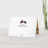 VINTAGE CAR MUSICAL VADERDAG KAART (Achterkant)