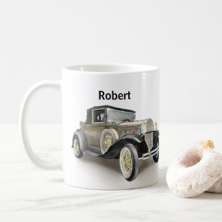Vintage Car - Naam toevoegen - Coffee Mok