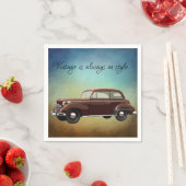 Vintage Car Paper Party servetten (Insitu)