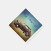 Vintage Car Paper Party servetten (Hoek)