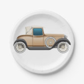 Vintage Car Papieren Bordje (Voorkant)