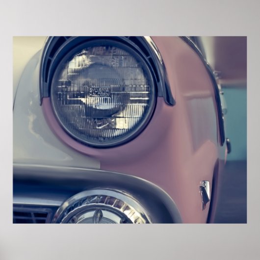 Vintage Car Poster (Voorkant)