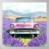 Vintage Car Poster (Voorkant)