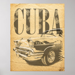 Vintage Car Poster