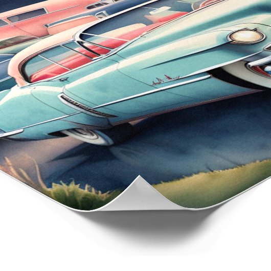 Vintage Car Poster (Hoek)