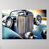 Vintage Car Poster (Voorkant)