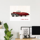 Vintage Car Poster (Thuiskantoor)