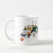Vintage Car Pumpkin Harvest Koffiemok (Links)