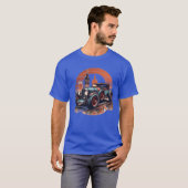 vintage car retro t-shirt (Voorkant volledig)