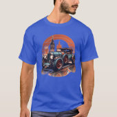 vintage car retro t-shirt (Voorkant)
