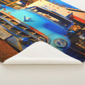 Vintage Car Sherpa Deken (3/4)