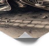 Vintage Car sketch Poster (Hoek)