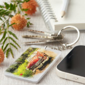 Vintage Car Sleutelhanger (Voorkant Rechts)