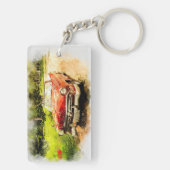 Vintage Car Sleutelhanger (achterkant)