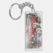 Vintage Car Sleutelhanger (Voorkant Links)