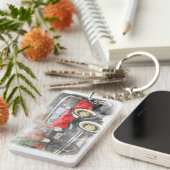 Vintage Car Sleutelhanger (Voorkant Rechts)